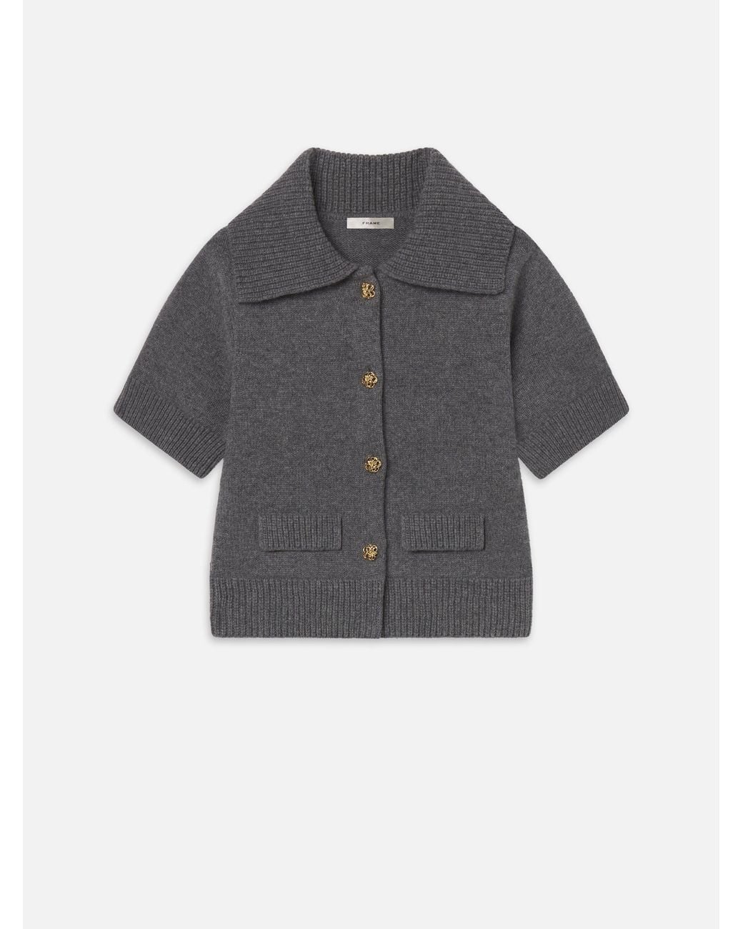 FRAME Gray The Doll Cardi