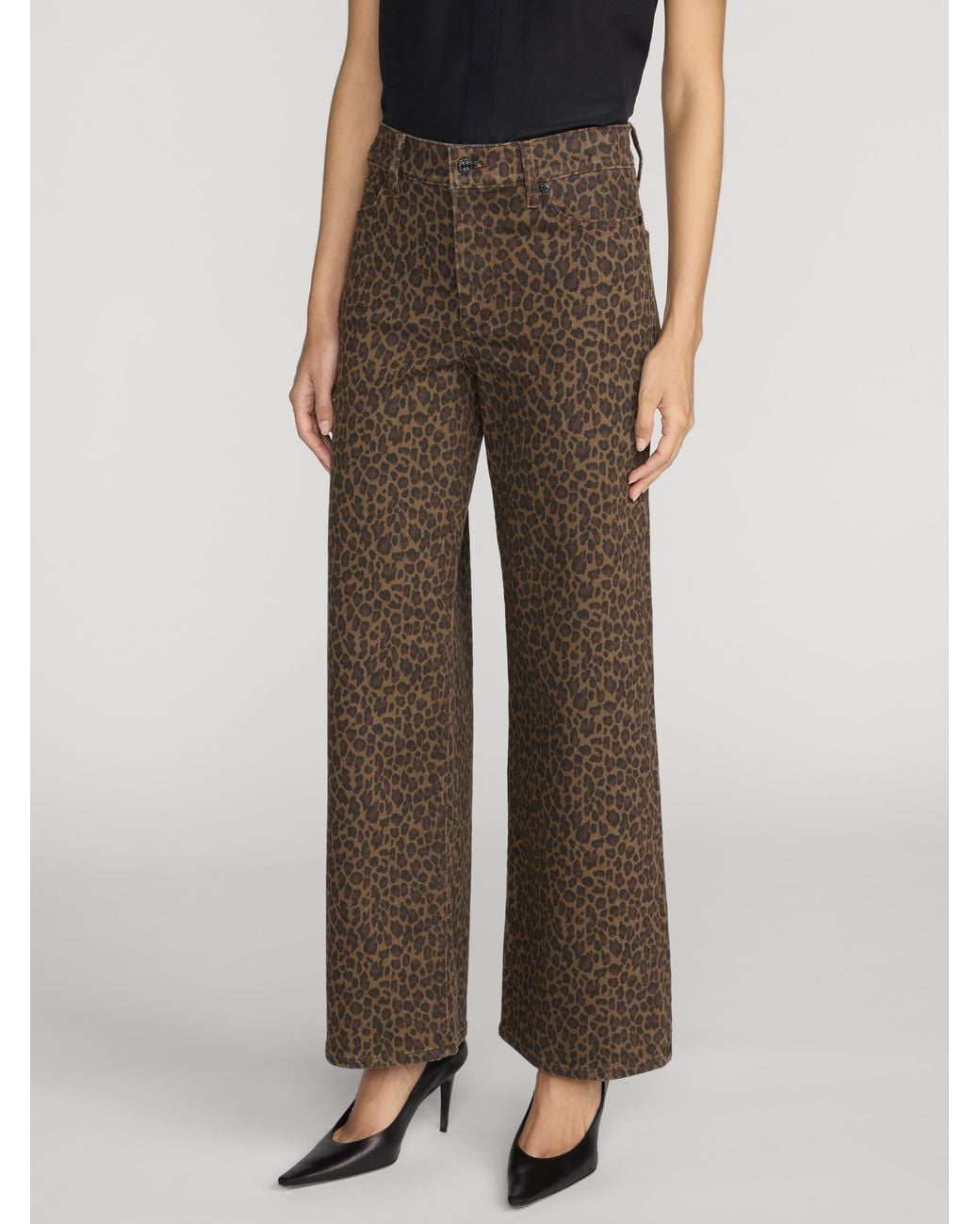 FRAME Brown Le Slim Palazzo
