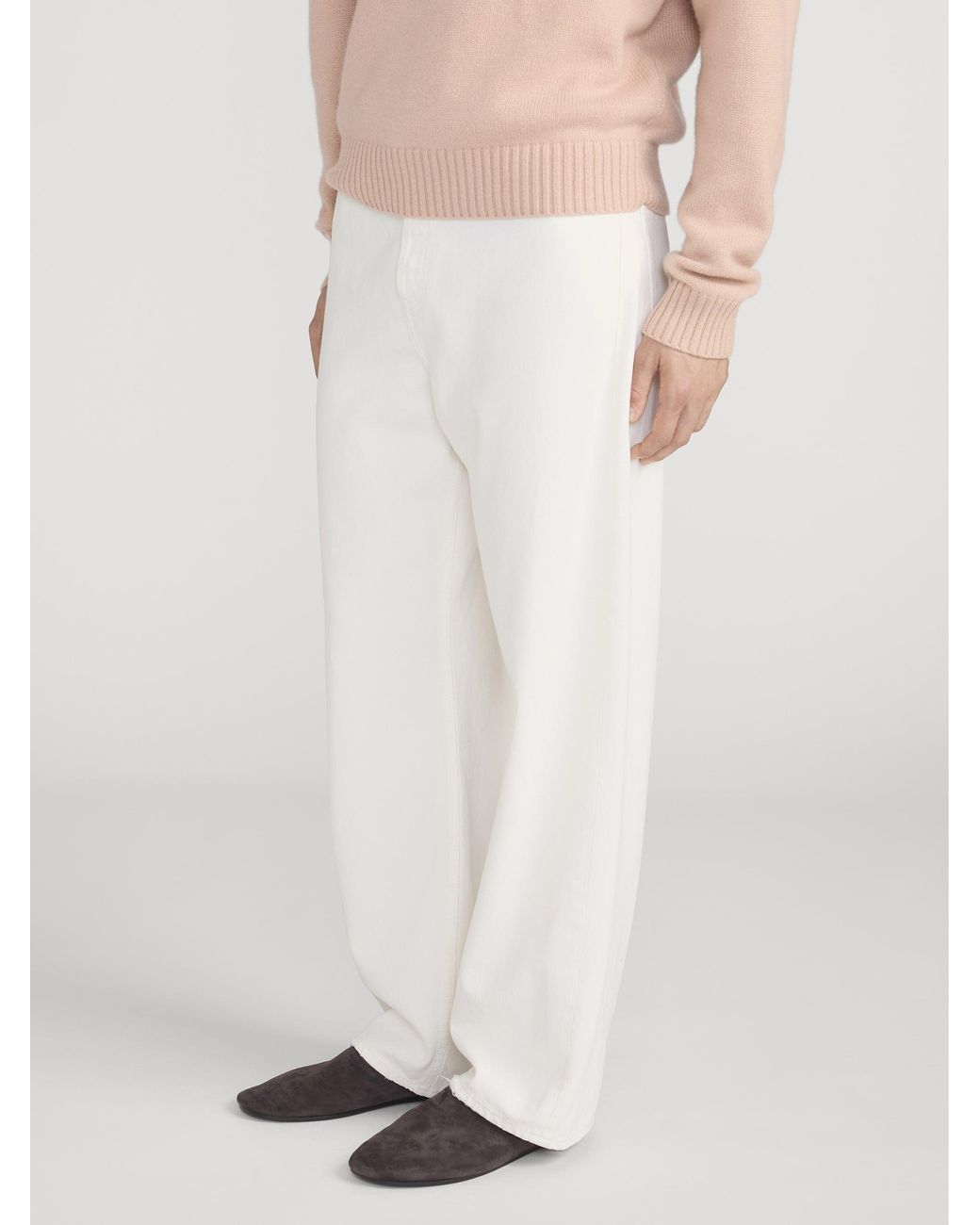 FRAME White Baggy Jean for men