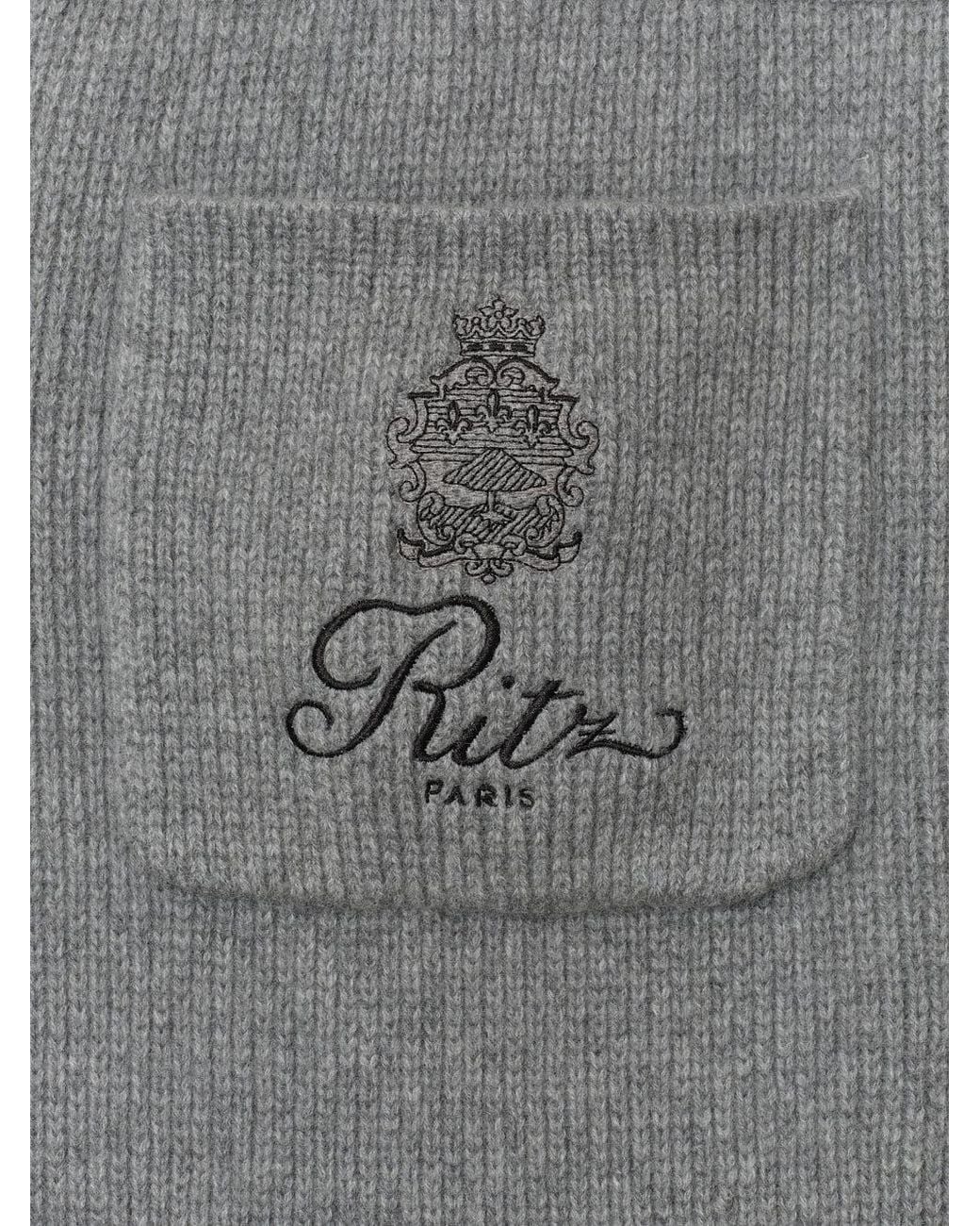 FRAME Gray Ritz Cashmere Short for men