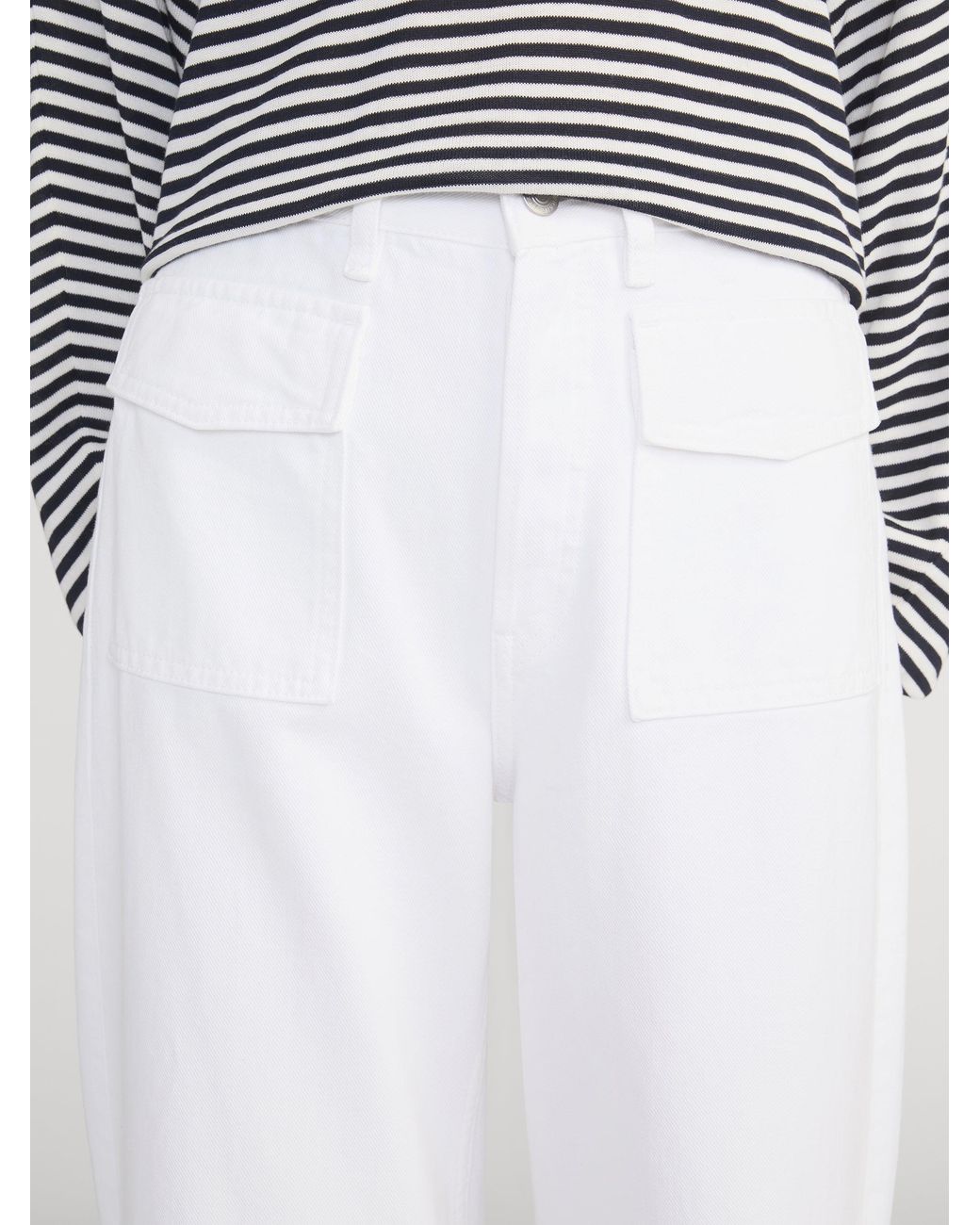 FRAME White The Collegiate Pocket Jean