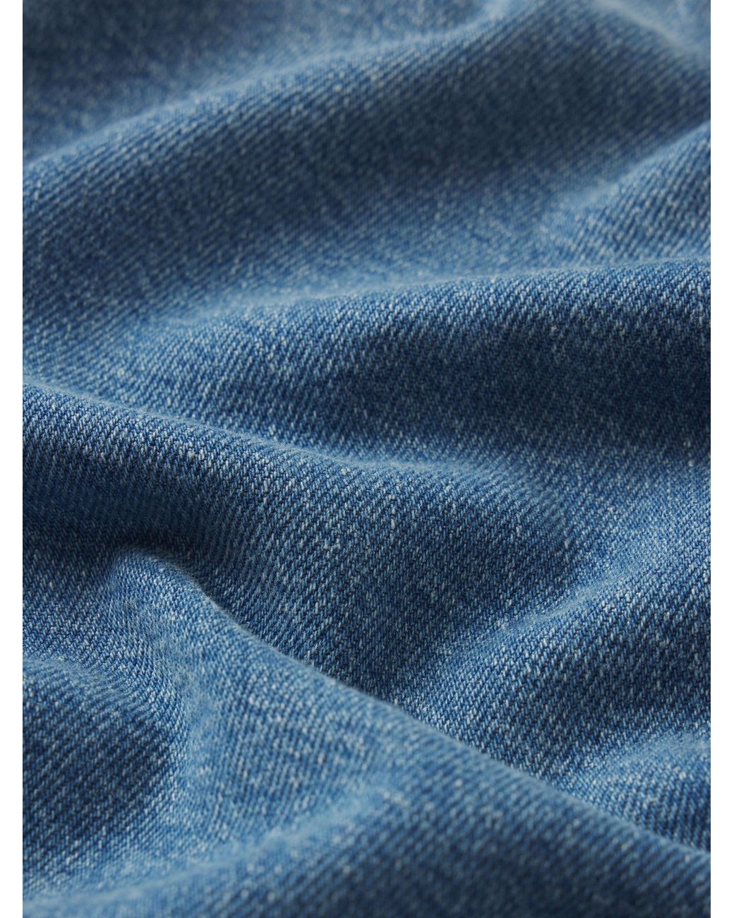 FRAME Blue Relaxed Denim Shirt for men