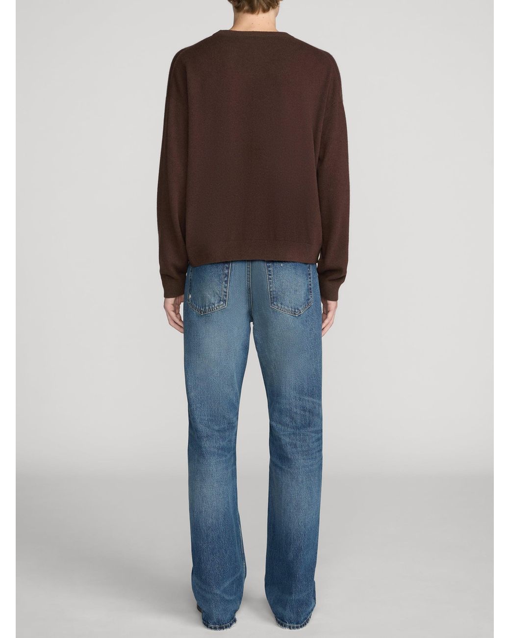 FRAME Brown Lightweight Cashmere Sweater for men