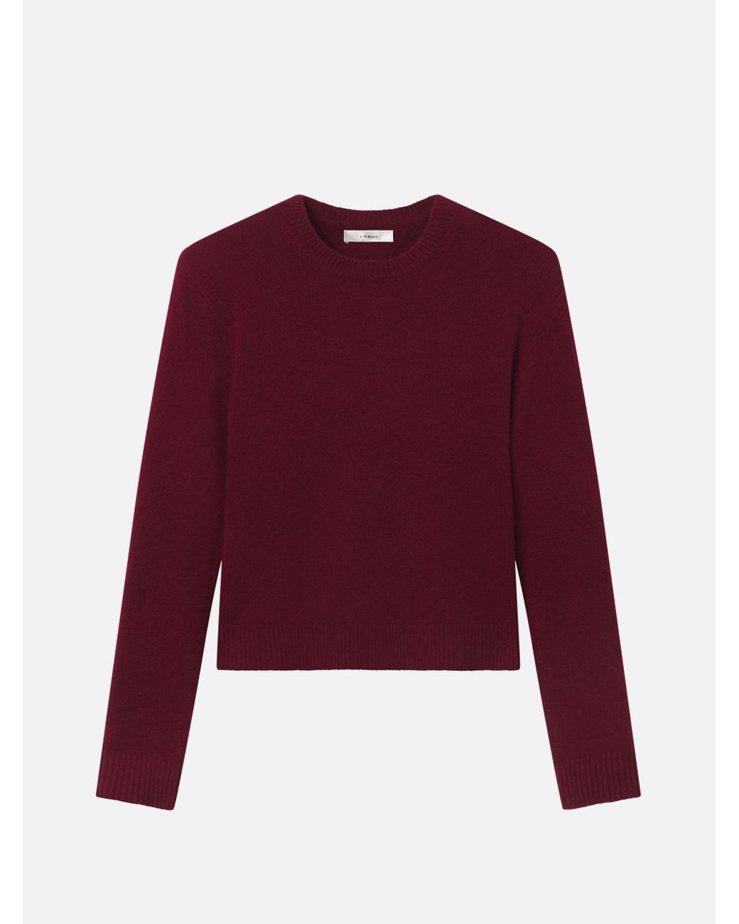 FRAME The Cashmere Clean Crew in Red | Lyst UK
