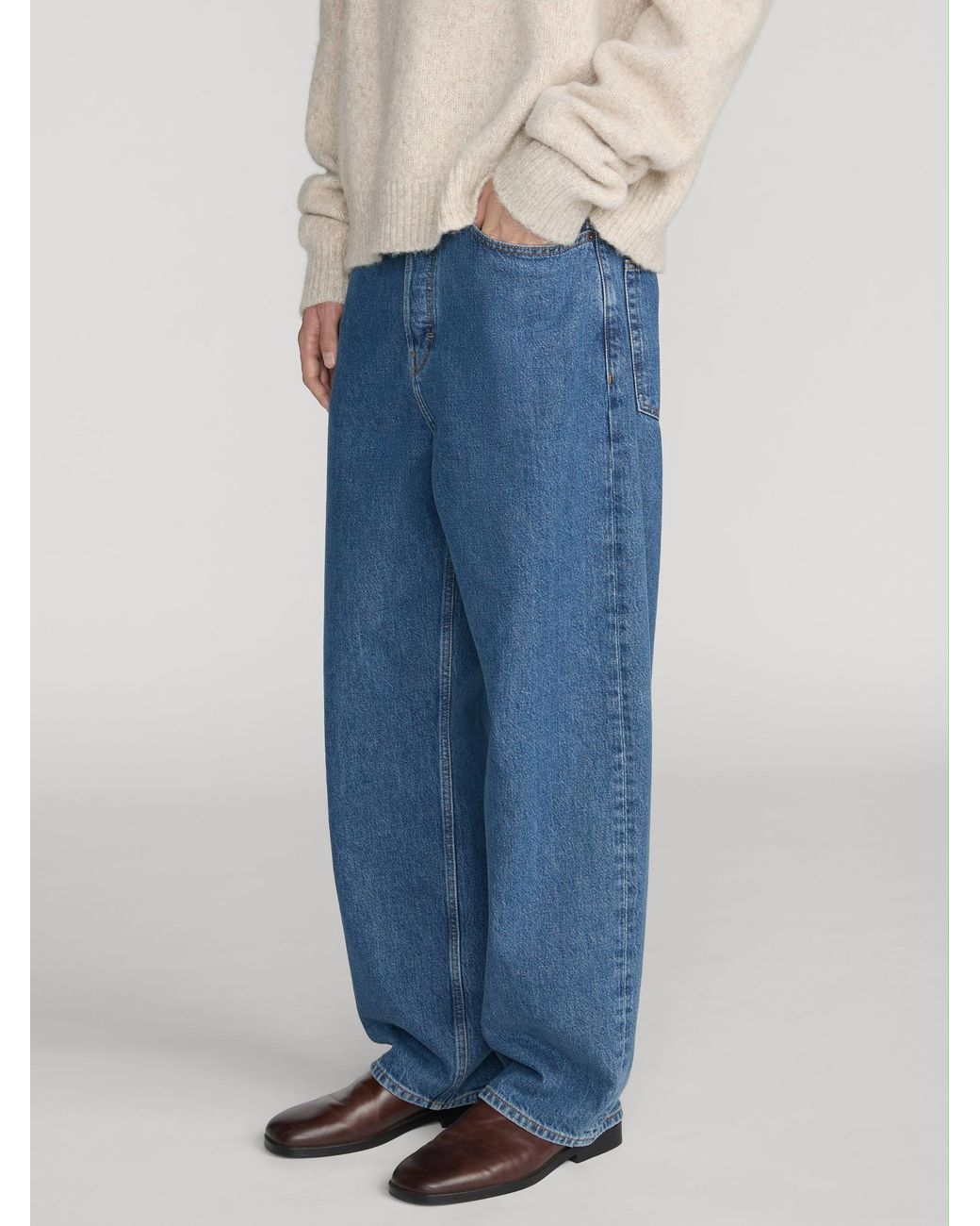 FRAME Blue Baggy Jean for men