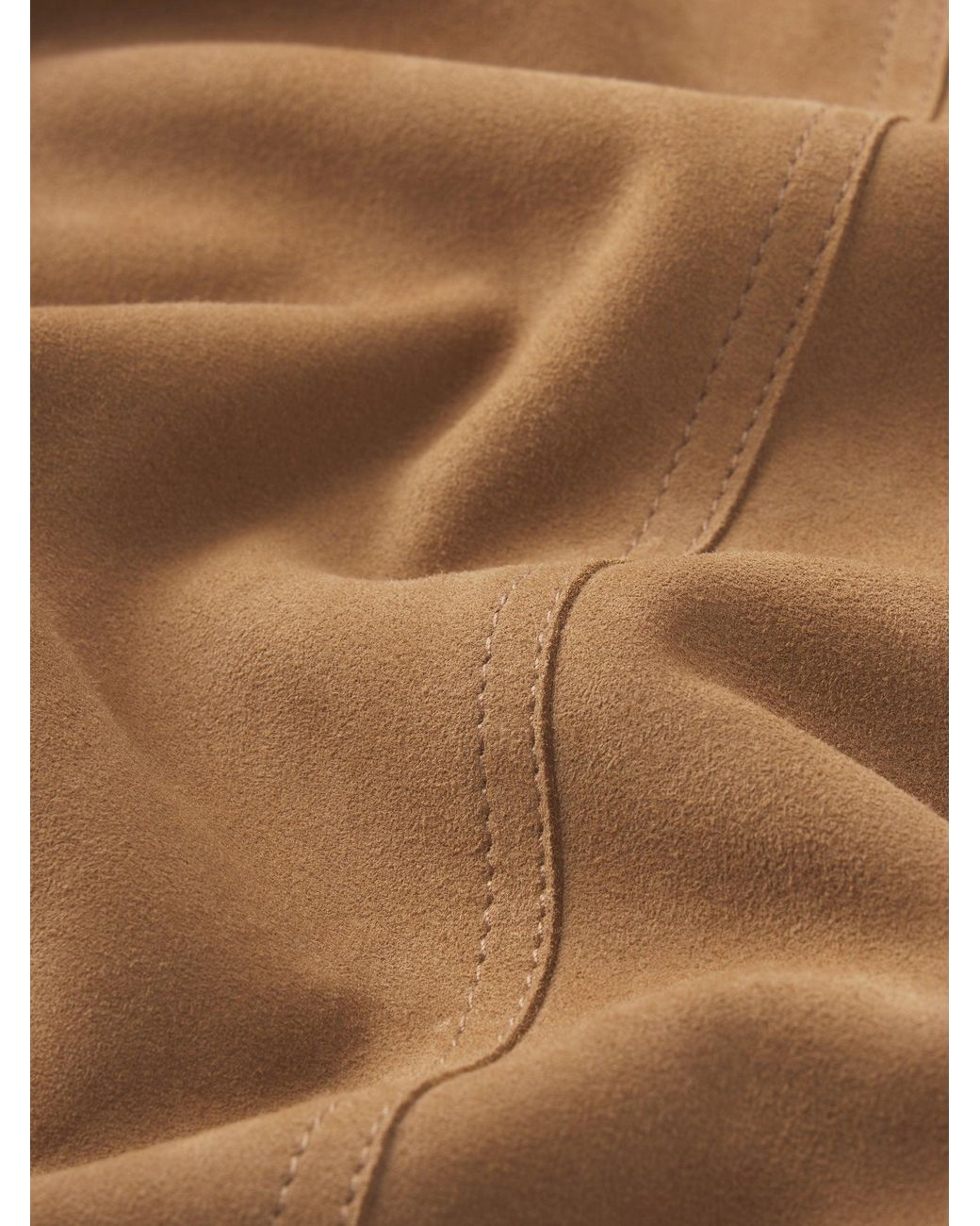 FRAME Natural The Suede Utility Jacket