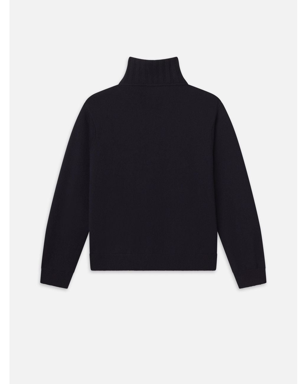 FRAME Blue Half Zip Sweater
