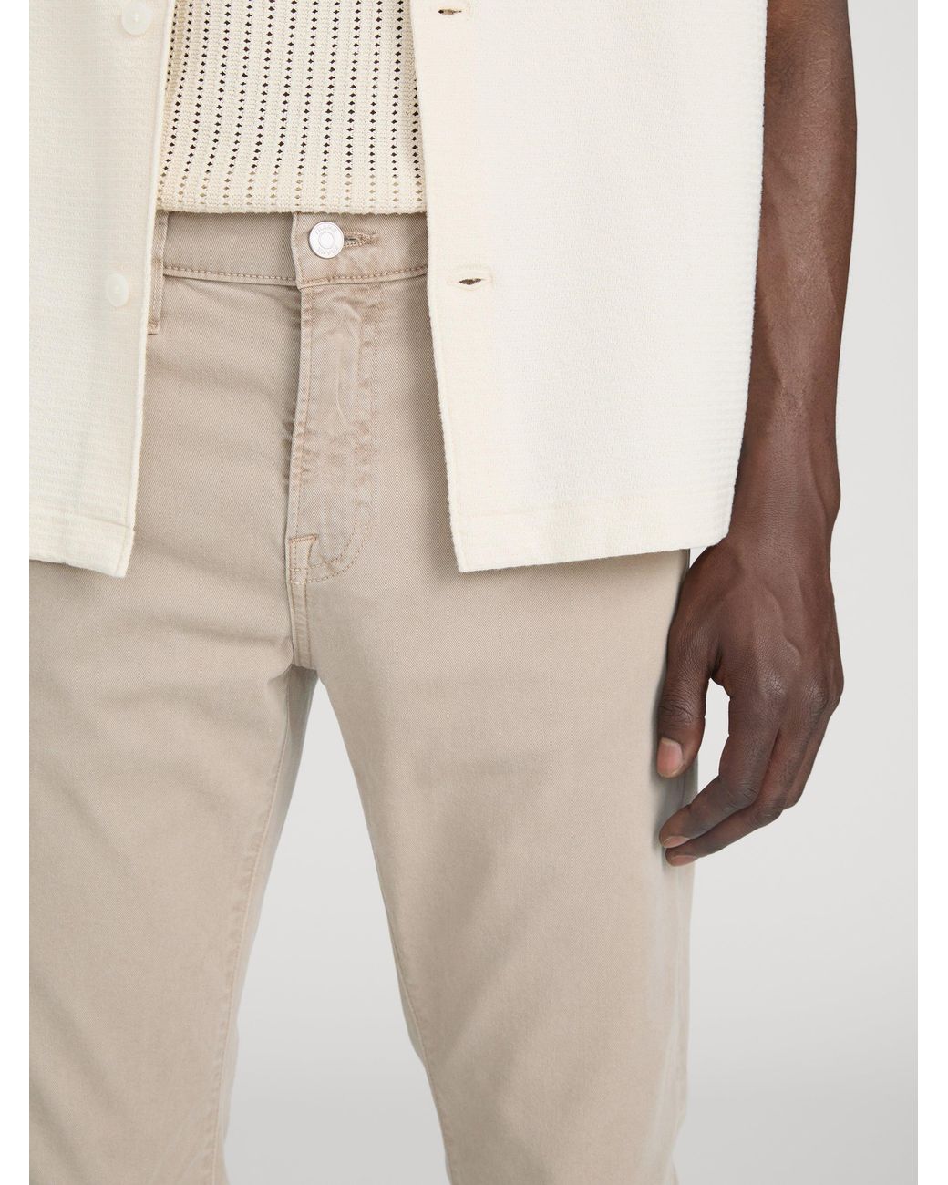 FRAME Natural L'homme Slim Brushed Twill for men