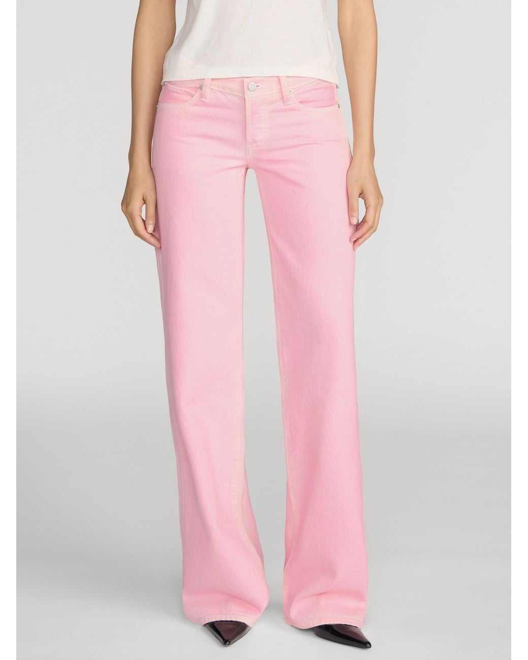 FRAME Pink The Pixie Gray