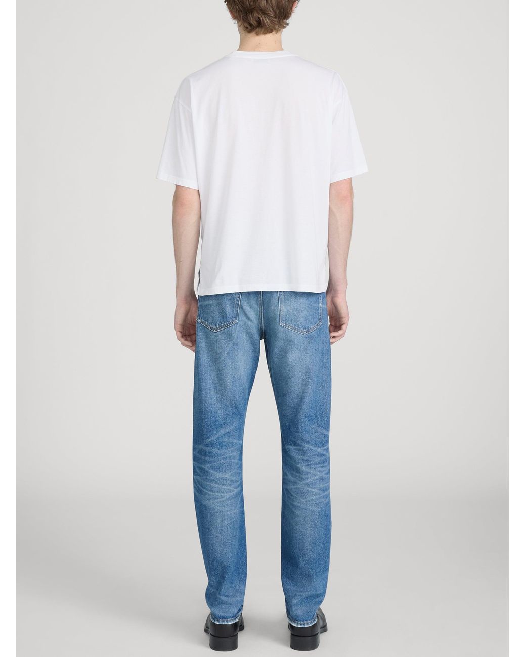 FRAME White Relaxed Pocket Tee for men