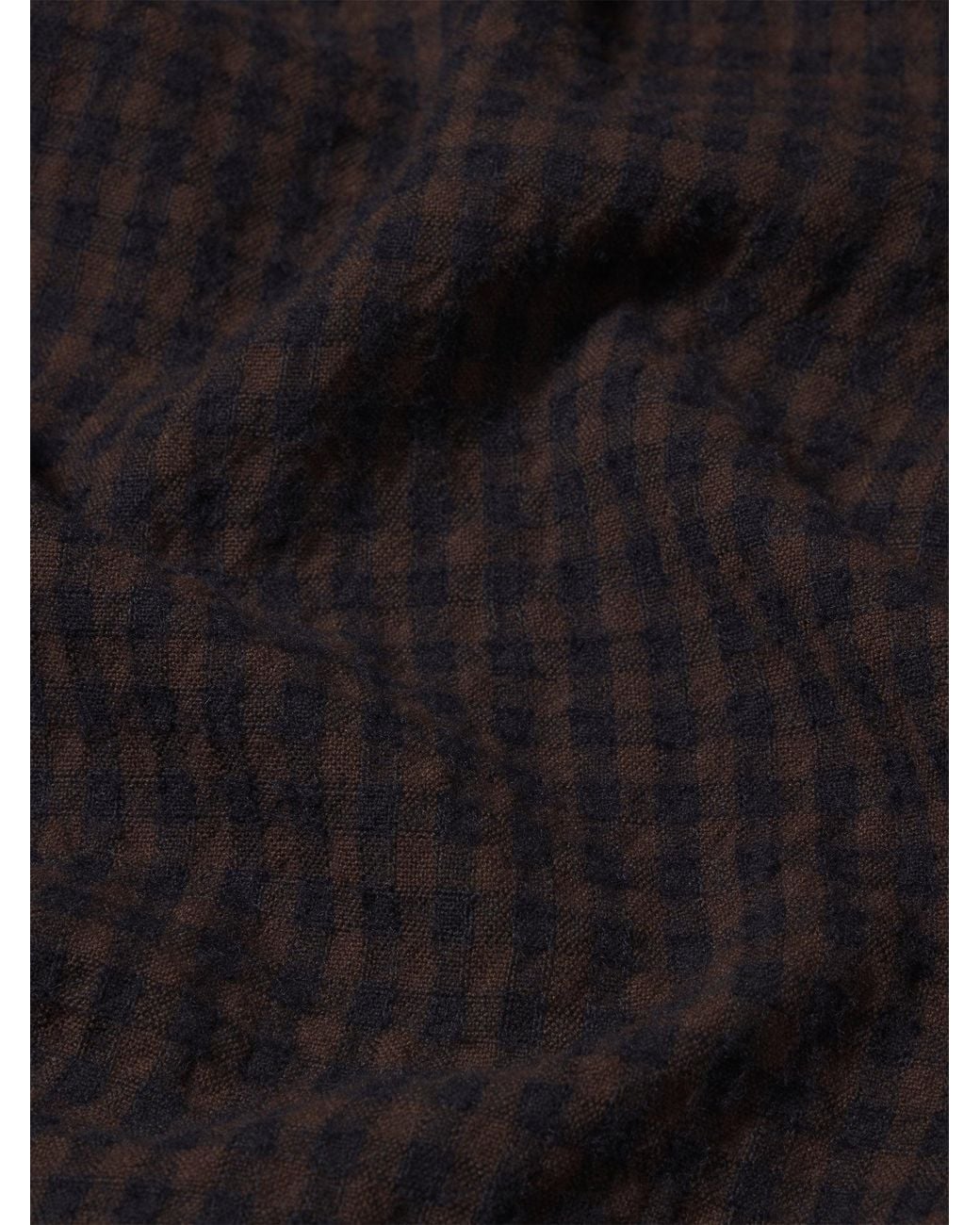 FRAME Black Checkered Shirt for men