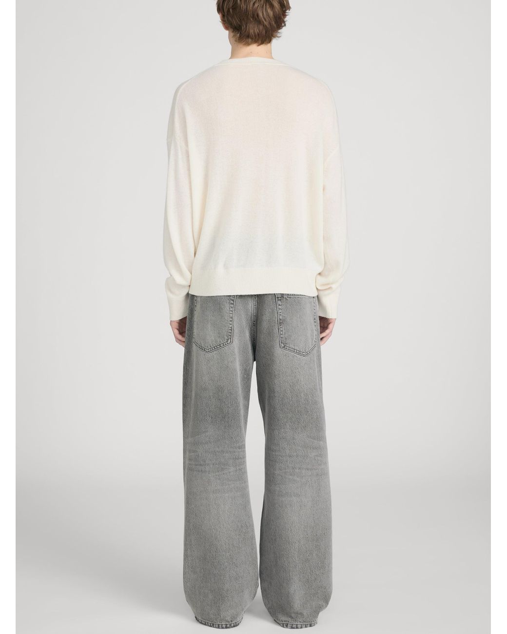 FRAME Gray Baggy Jean for men
