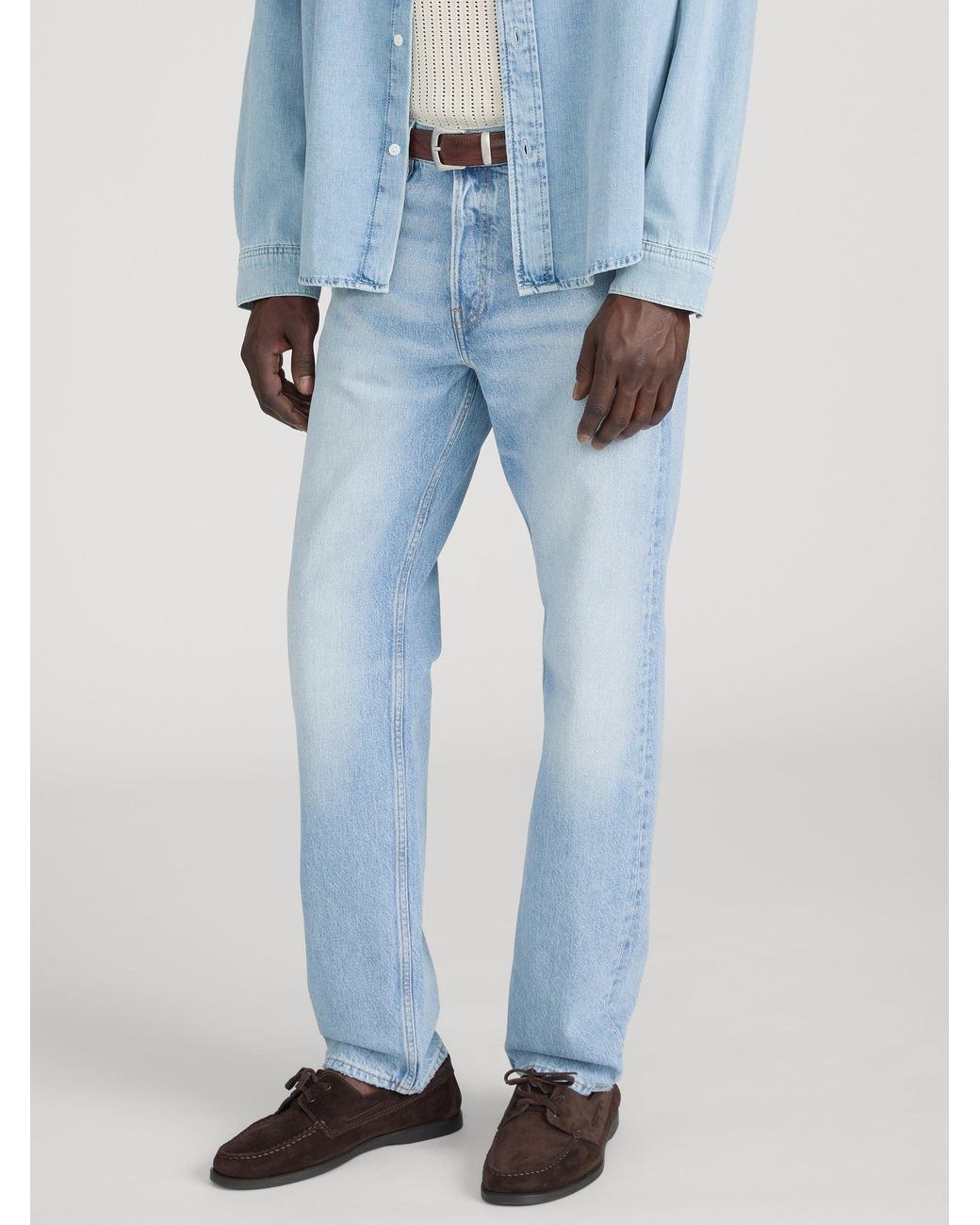 FRAME Blue The Straight Jean for men