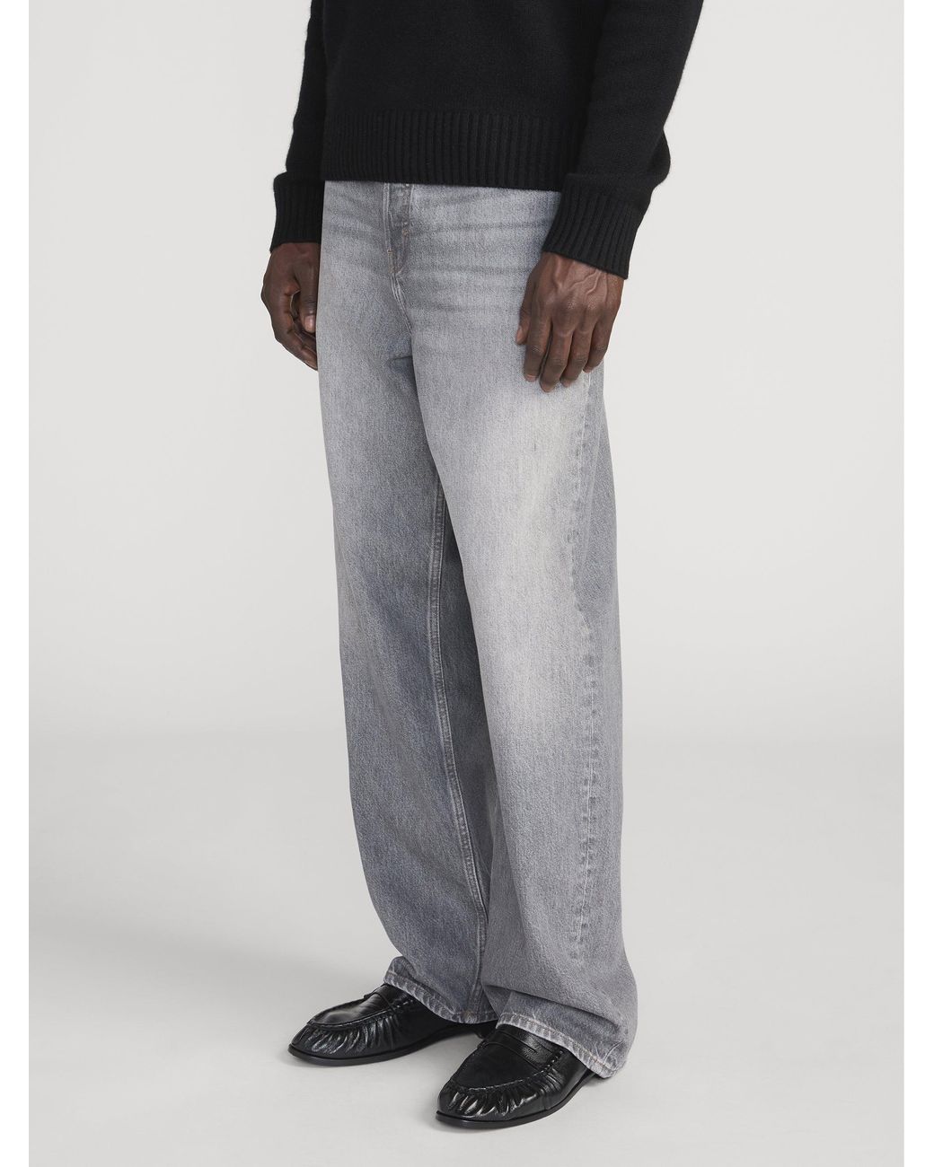 FRAME Gray Baggy Jean for men