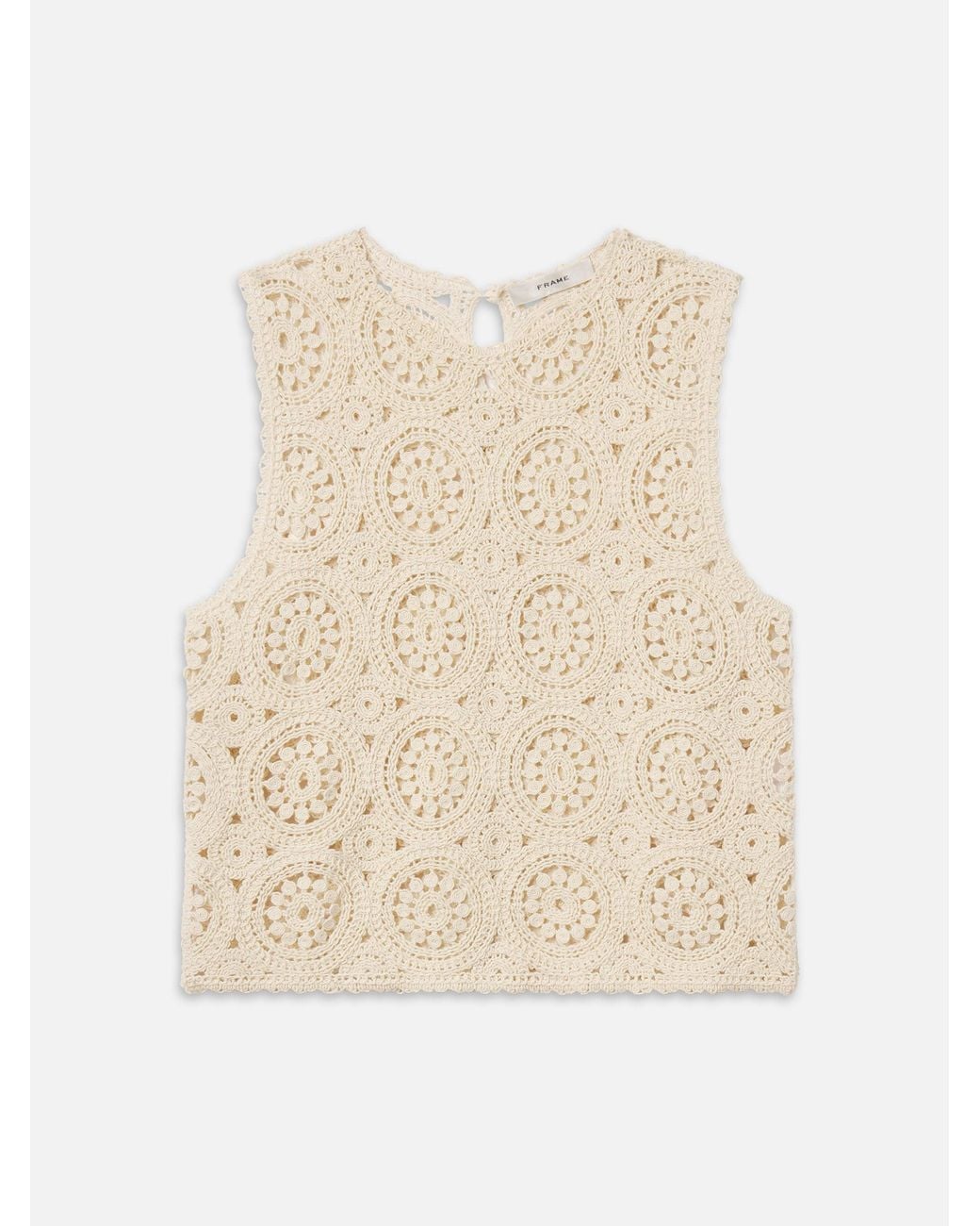 FRAME Natural The Crochet Tank