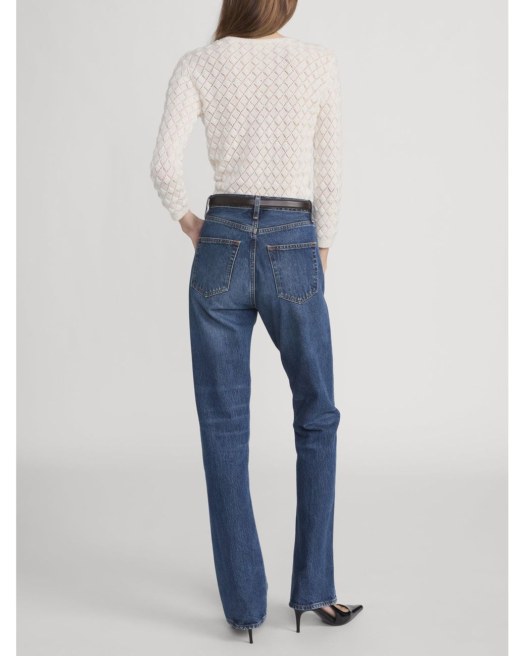 FRAME White The Pearl Sweater