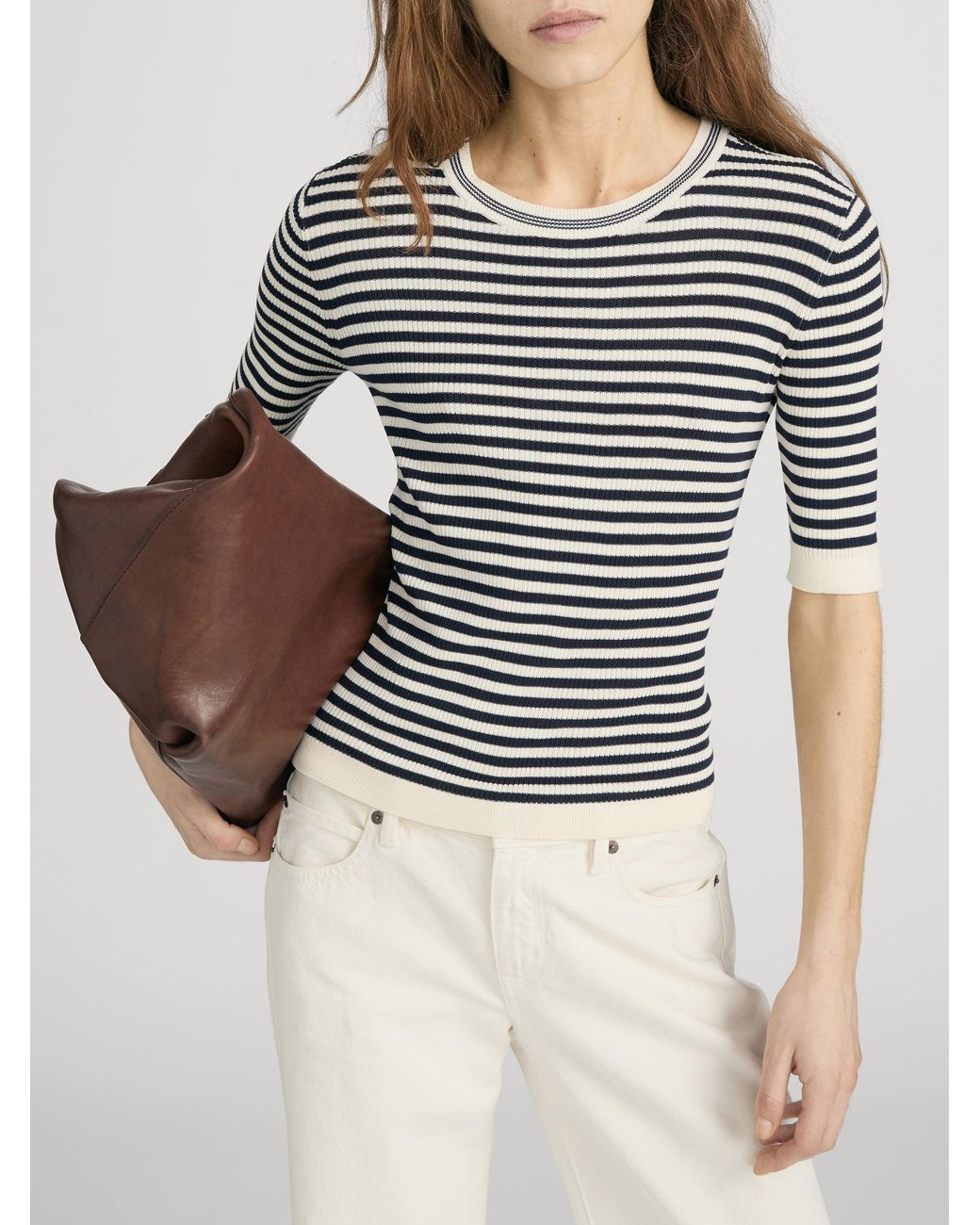 FRAME White The Cruise Sweater