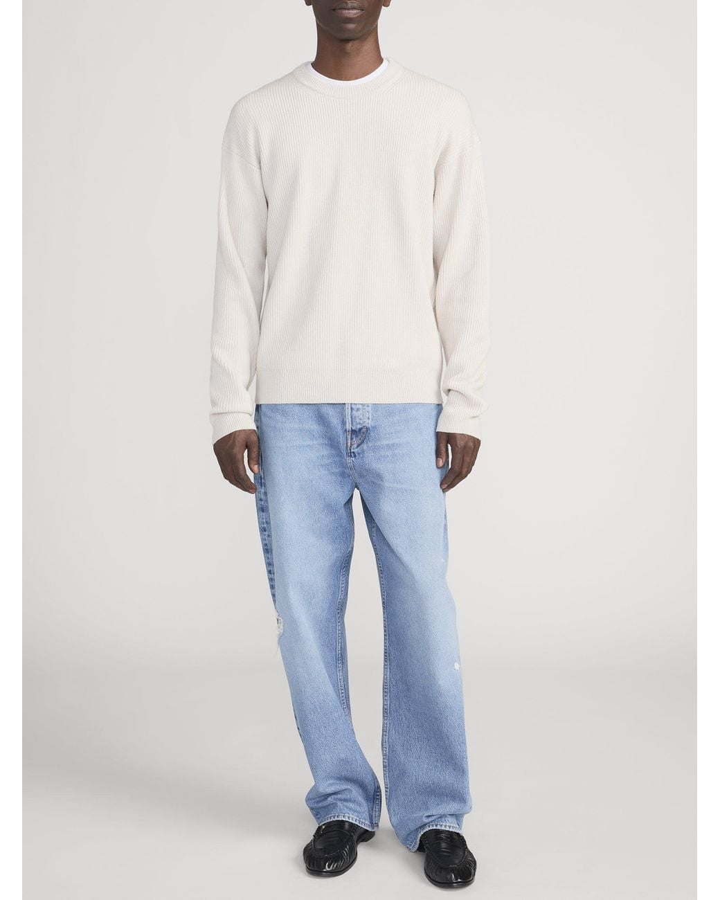FRAME Blue Baggy Jean for men