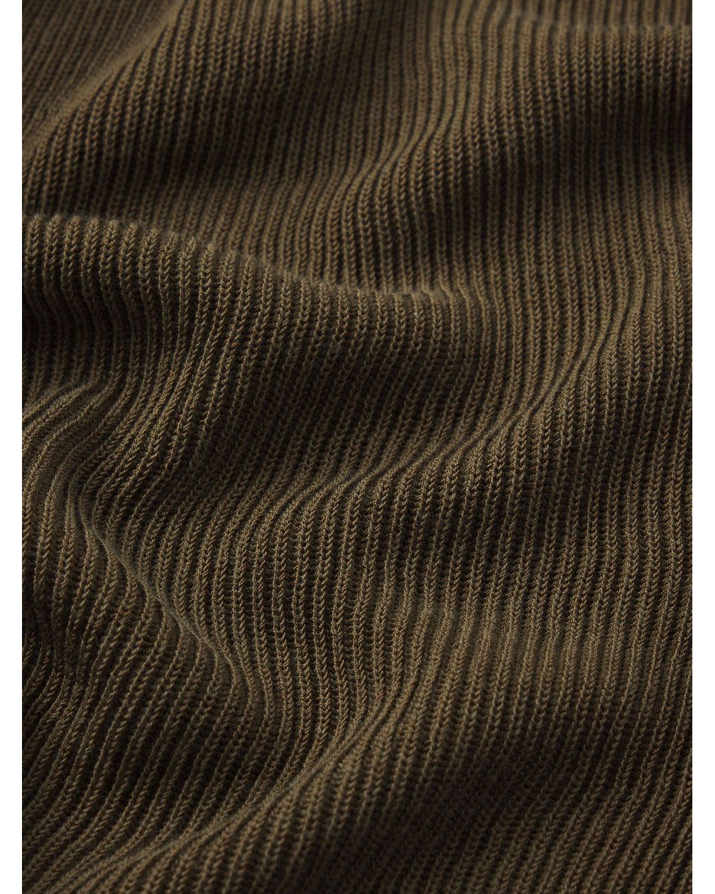 FRAME Green The Flounce Sweater