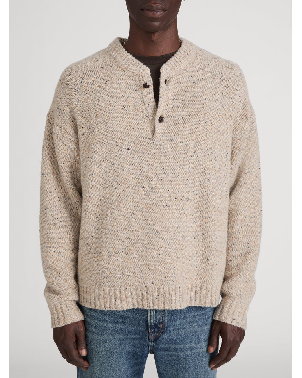 FRAME White The Equestrian Sweater for men