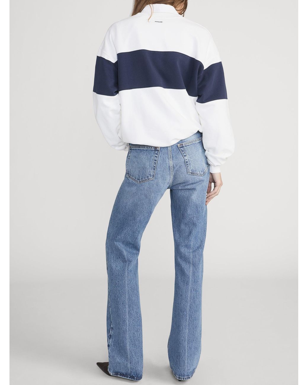 FRAME Blue Ritz Sport Sweatshirt