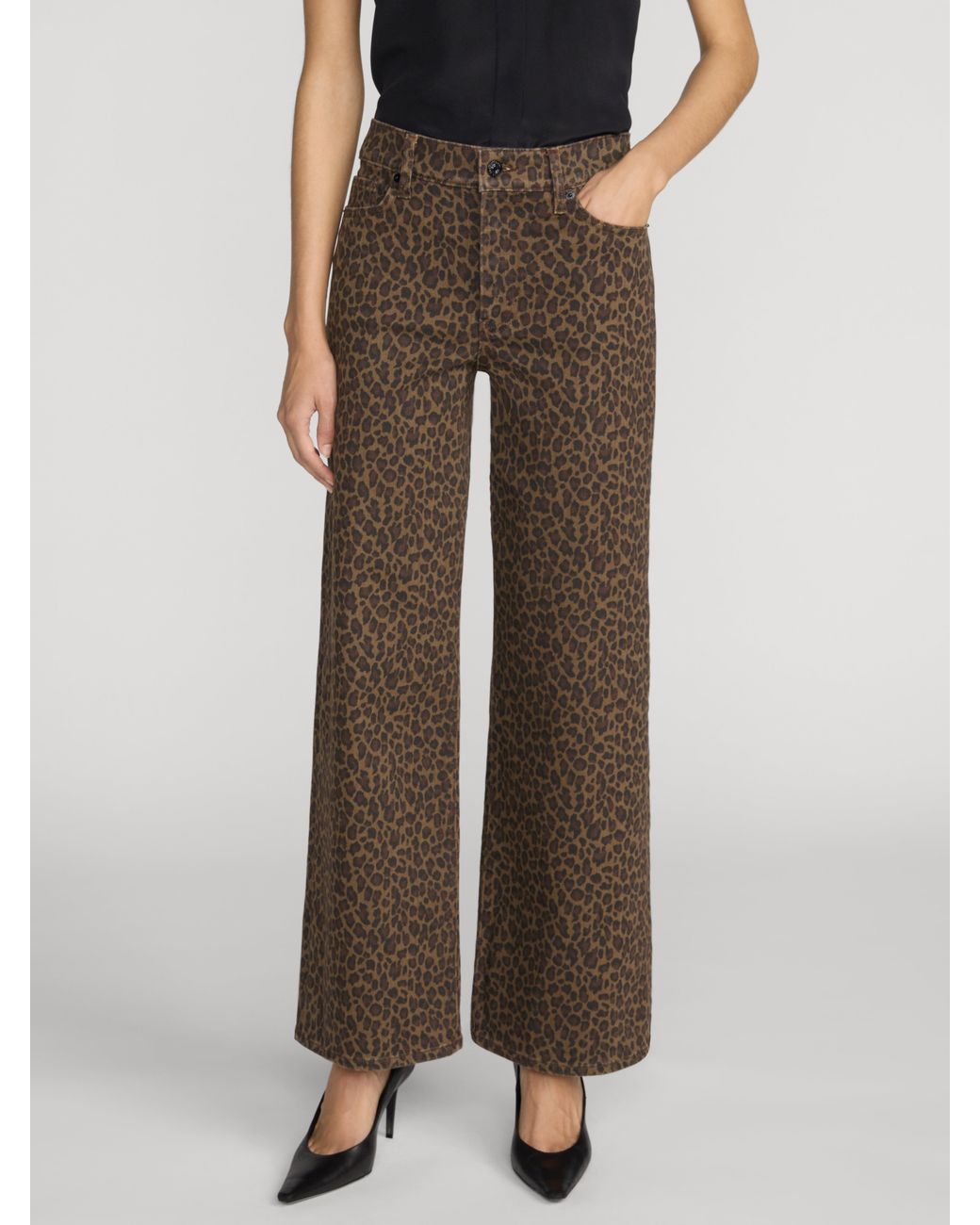 FRAME Brown Le Slim Palazzo