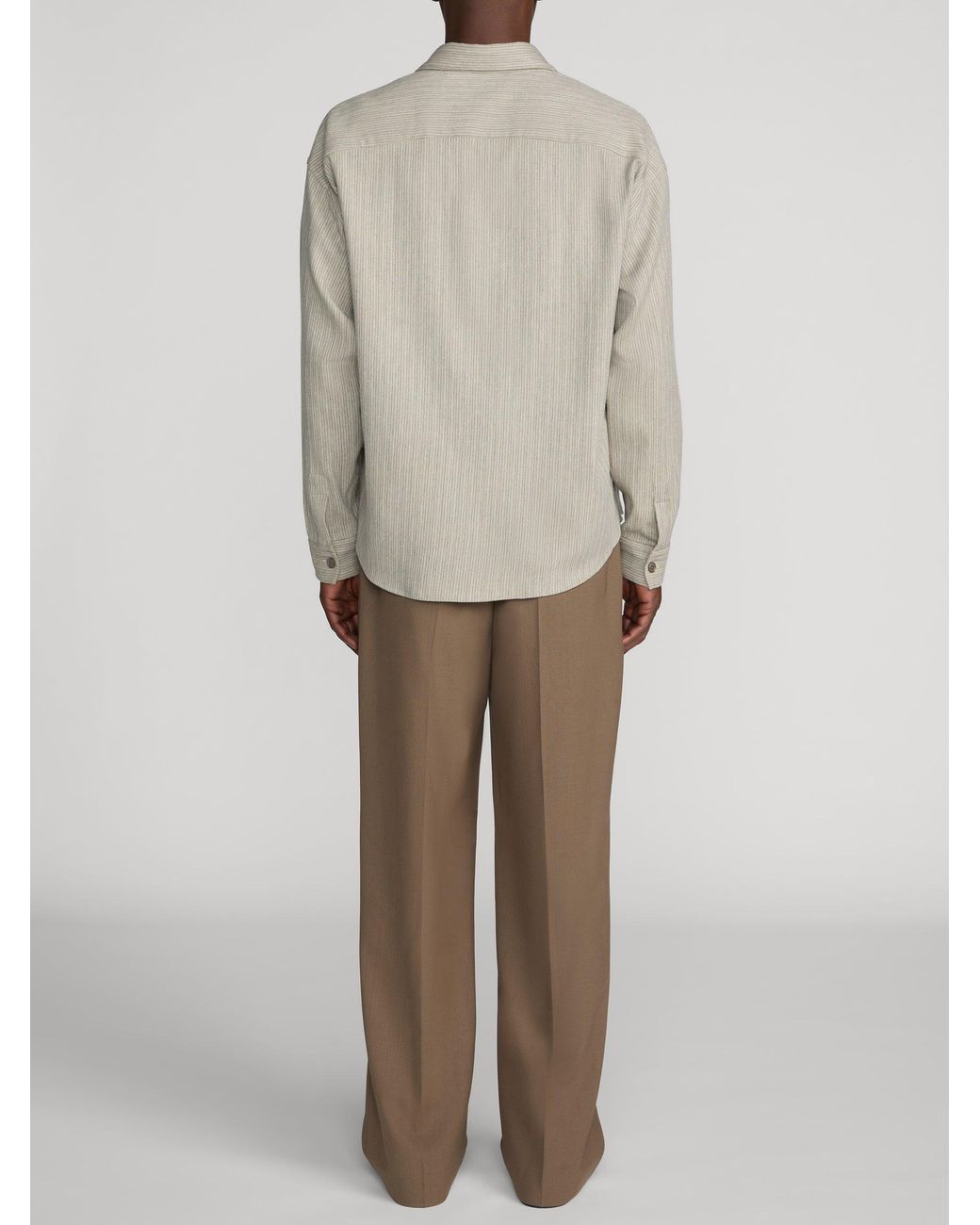 FRAME Brown Baggy Trousers for men
