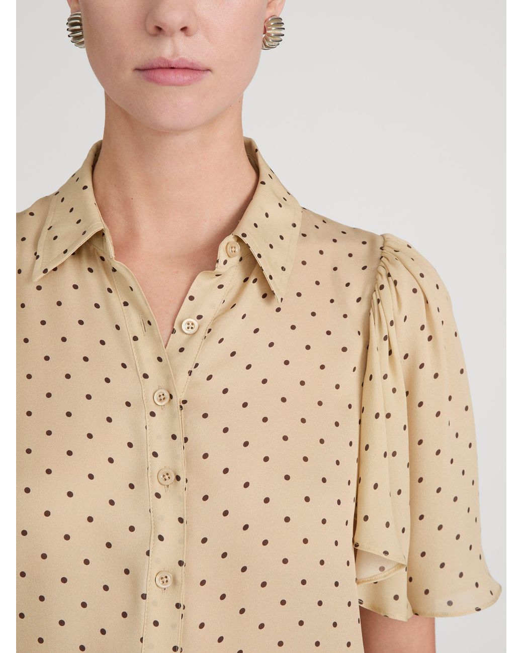 FRAME Natural The Flutter Shirt