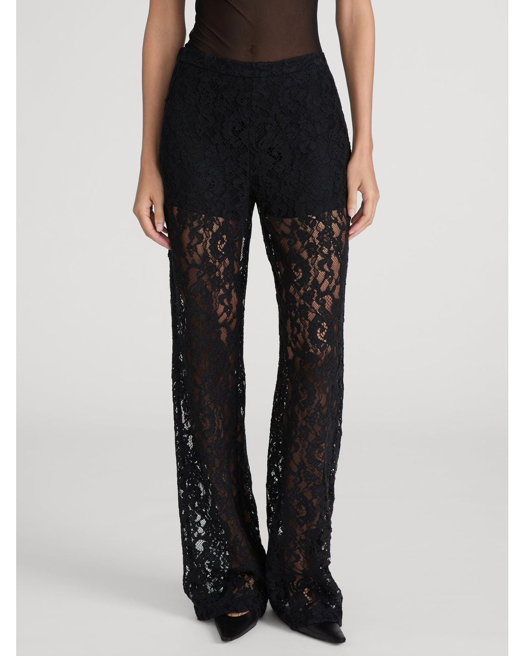 FRAME Black The Lace Pant