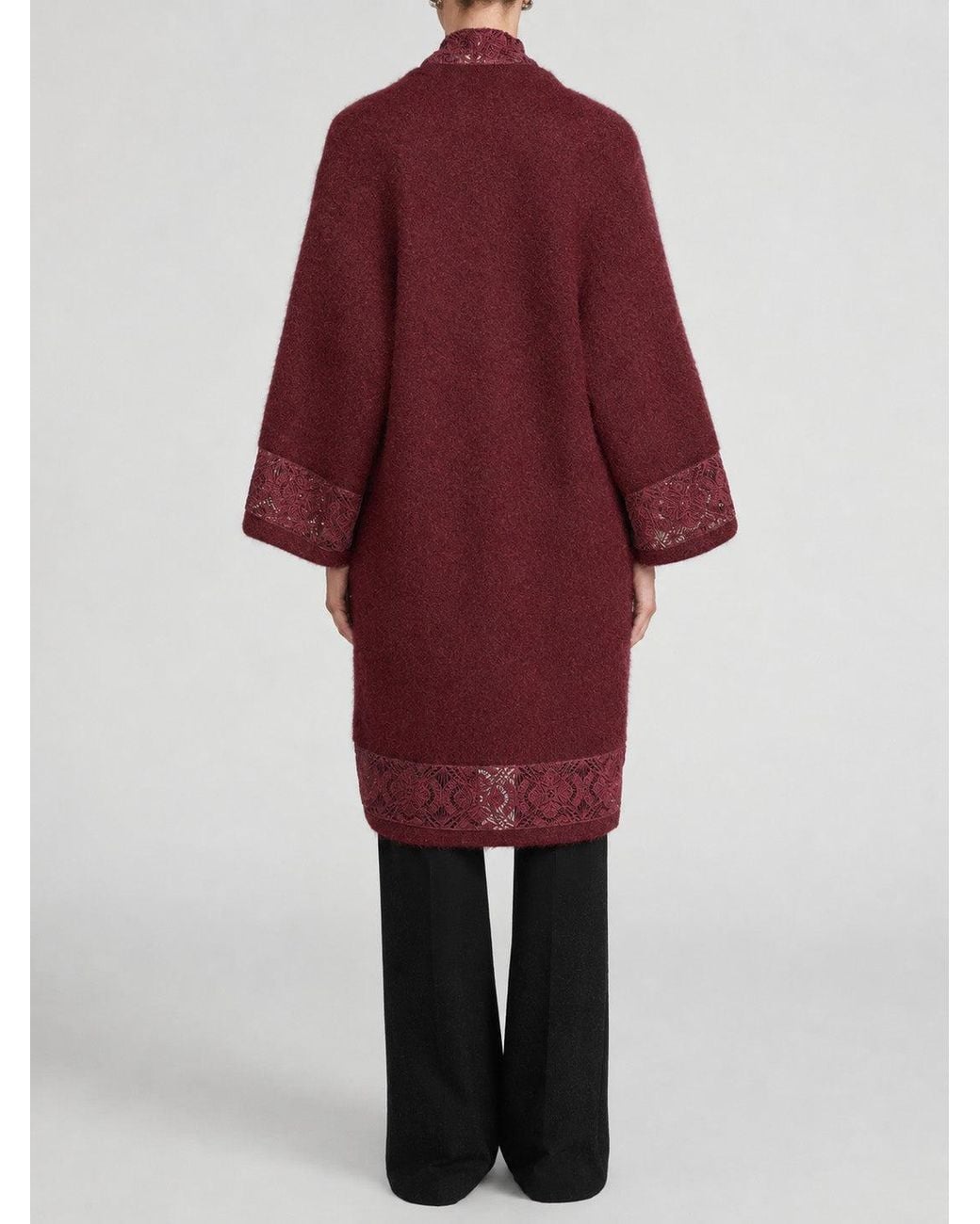 FRAME The Brushed Embroidered Coat