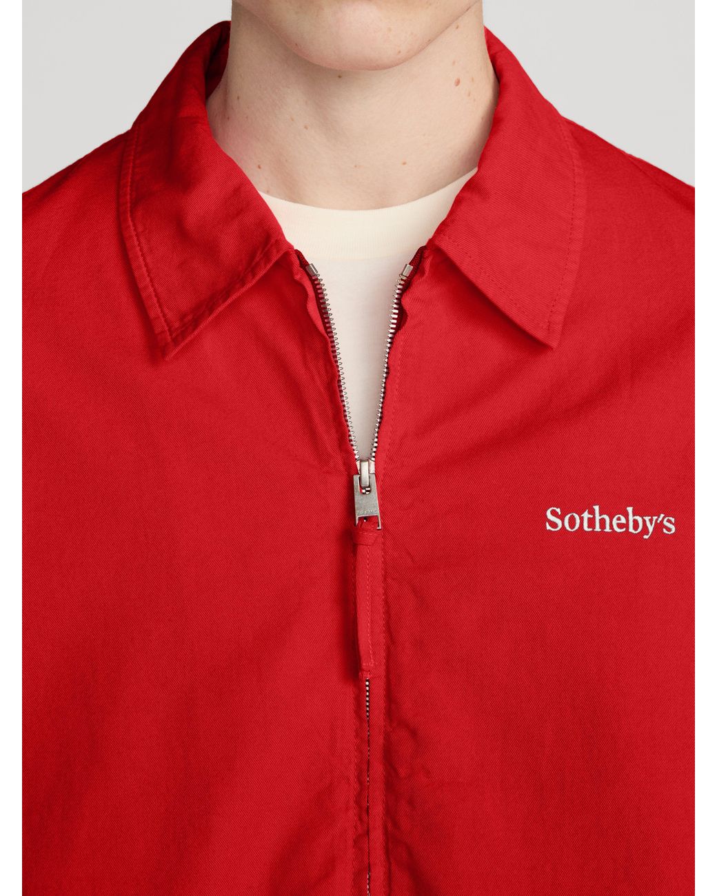 FRAME Red Sotheby's Cotton Jacket for men