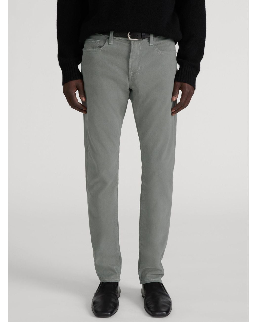 FRAME Gray L'homme Slim Brushed Twill for men