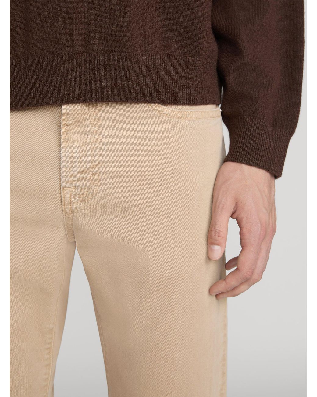 FRAME Natural L'homme Slim Brushed Twill for men