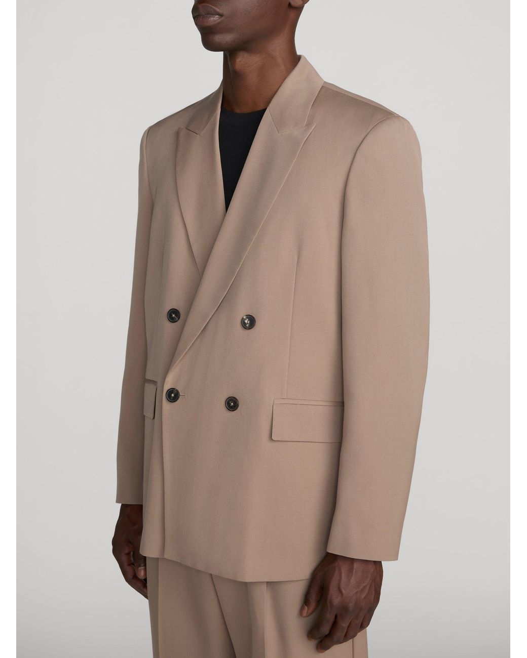 FRAME Brown Double Breasted Blazer for men