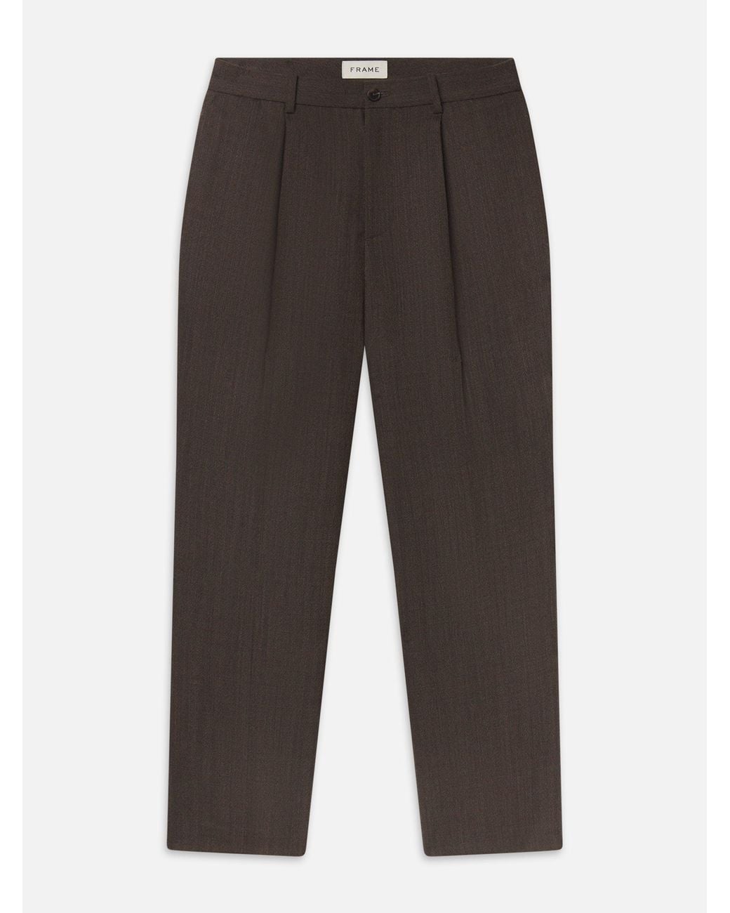 FRAME Gray Wide Leg Trousers for men