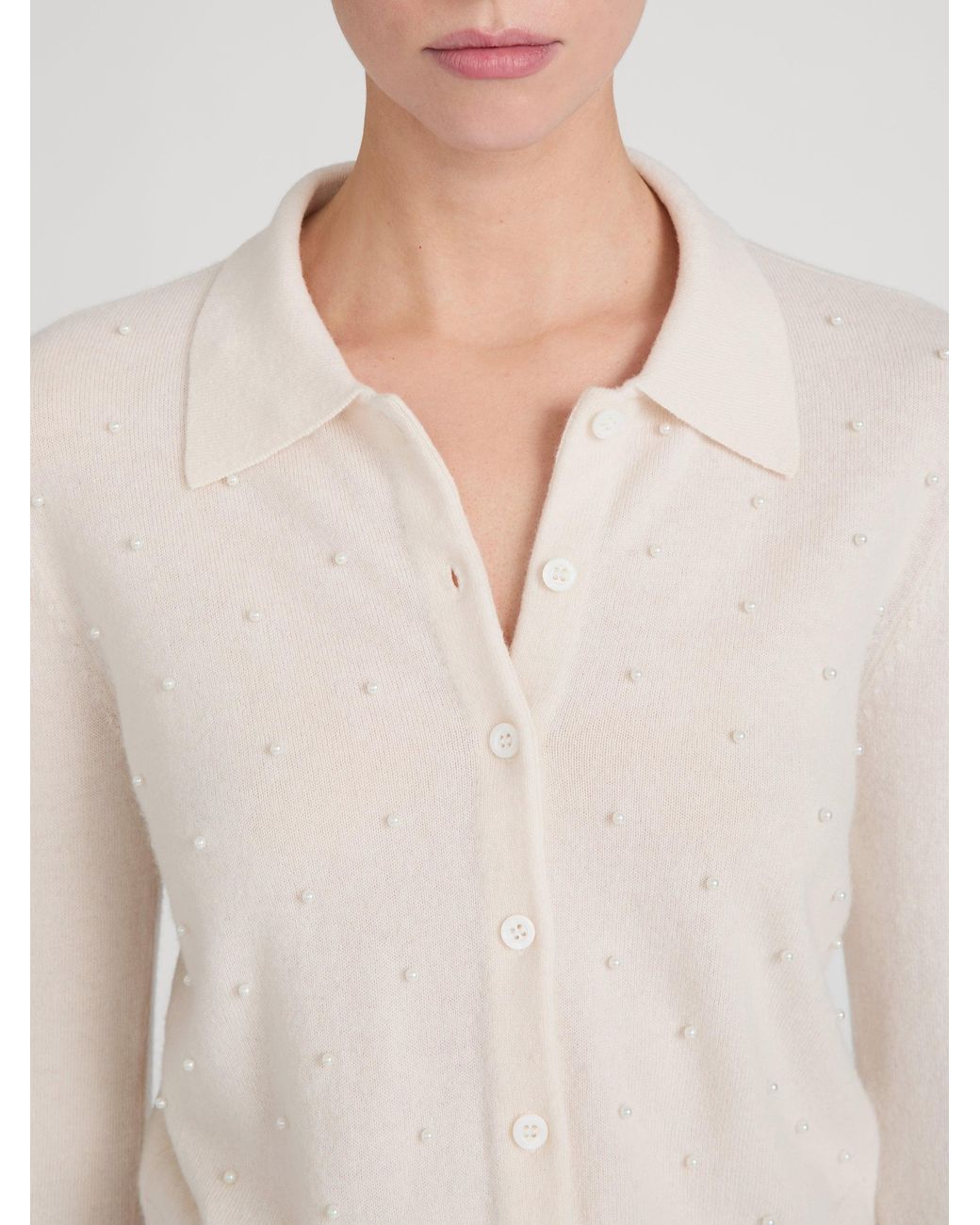 FRAME White The Pearl Cardi