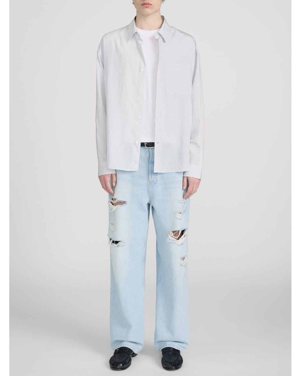 FRAME Blue Baggy Jean for men