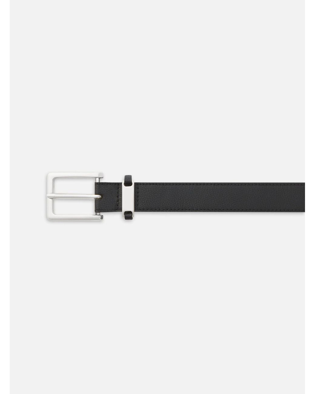 FRAME White The Square Buckle Belt