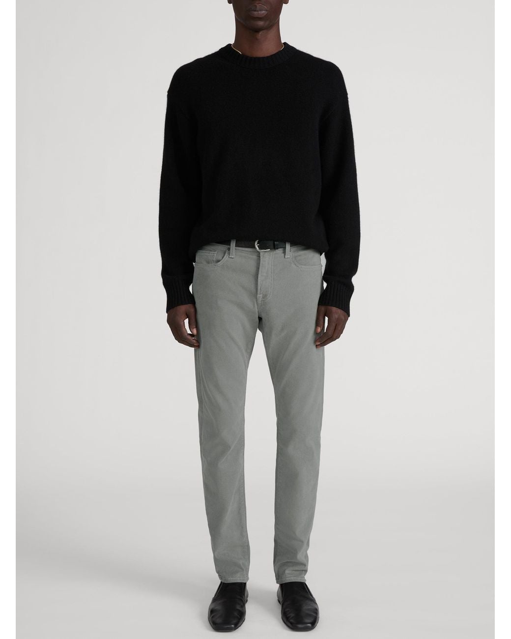 FRAME Gray L'homme Slim Brushed Twill for men