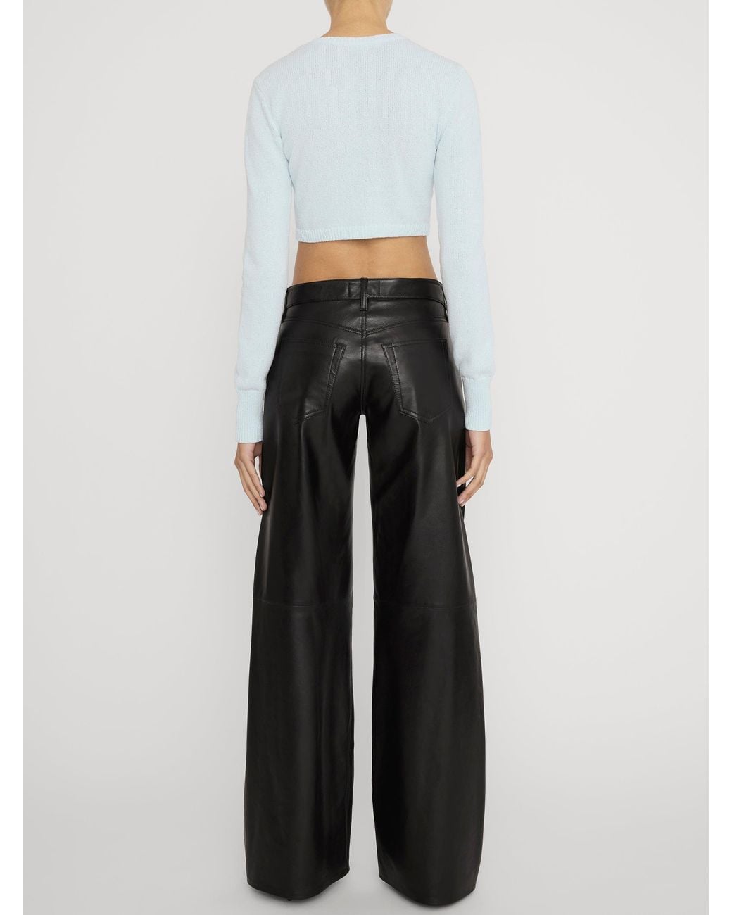 FRAME Black The Leather Leo