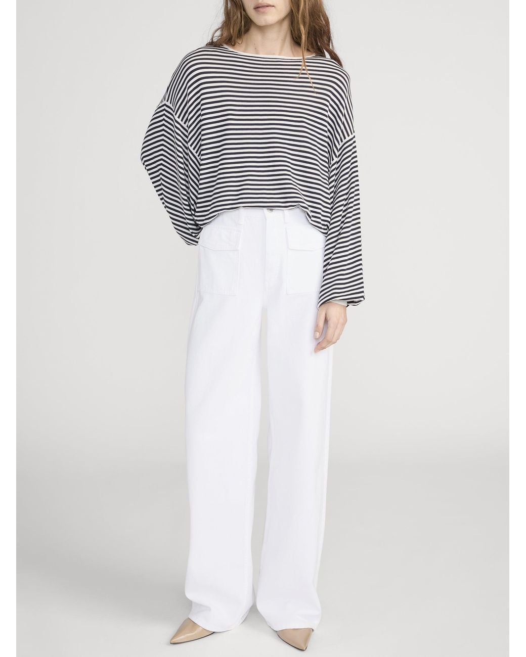 FRAME White The Collegiate Pocket Jean