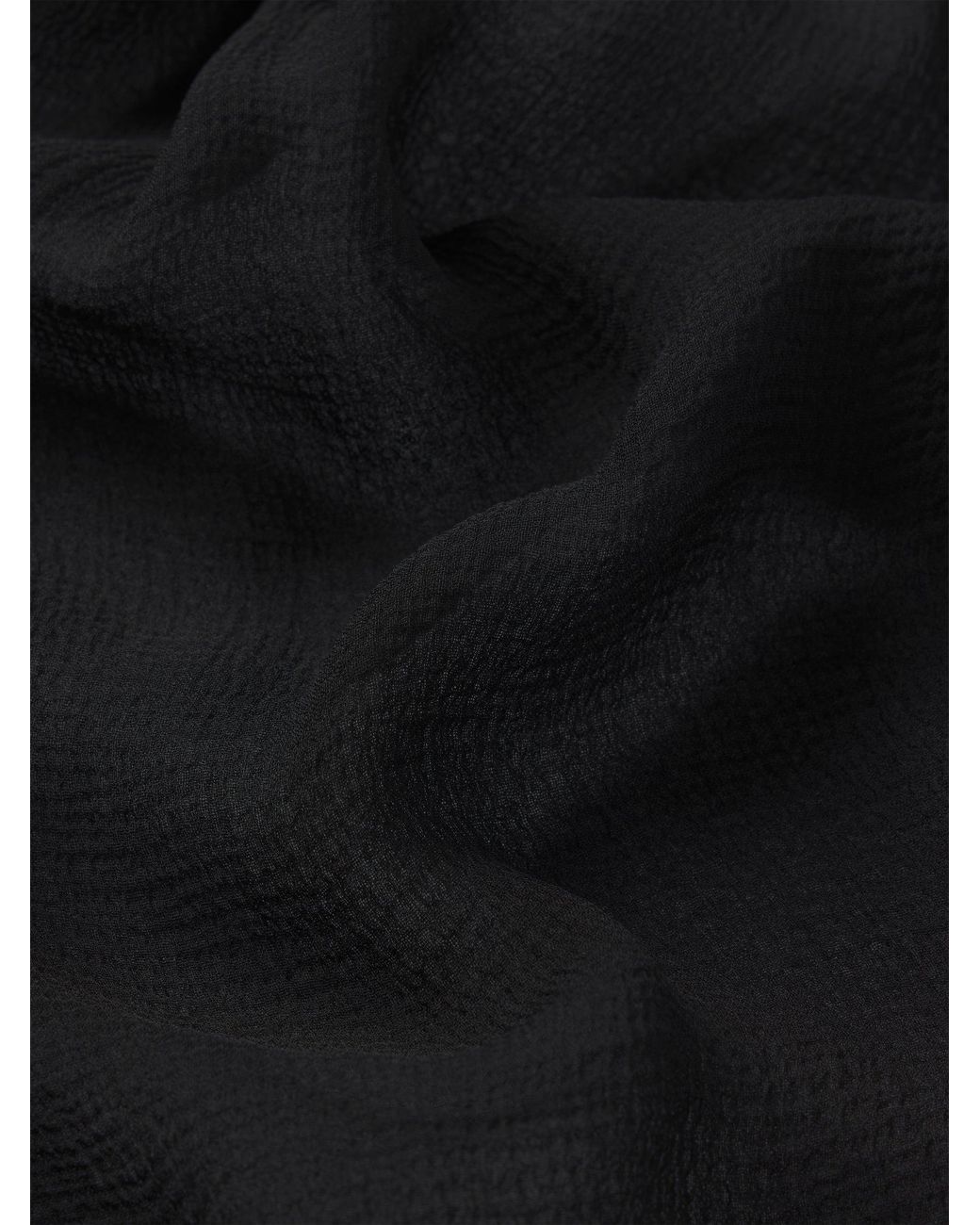 FRAME Black The Belle Tie Blouse