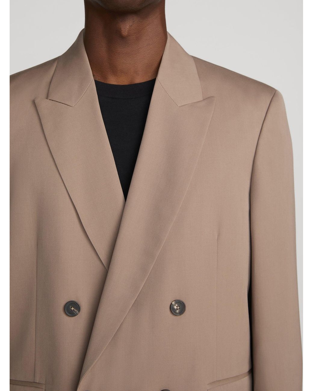 FRAME Brown Double Breasted Blazer for men
