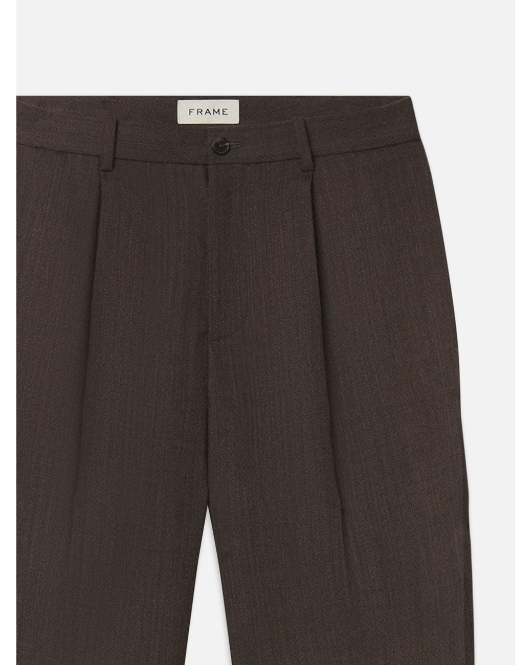 FRAME Gray Wide Leg Trousers for men