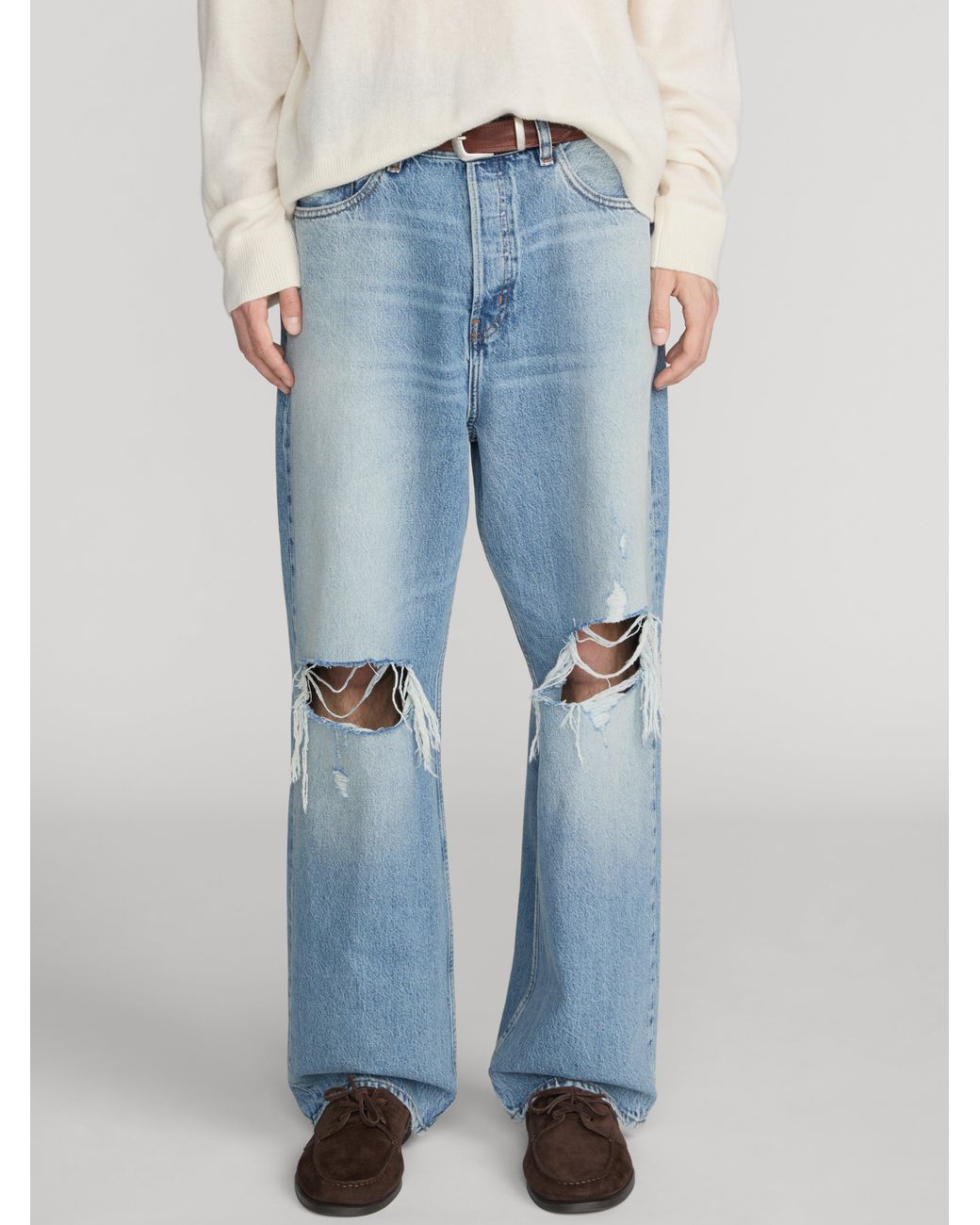 FRAME Blue Baggy Jean for men
