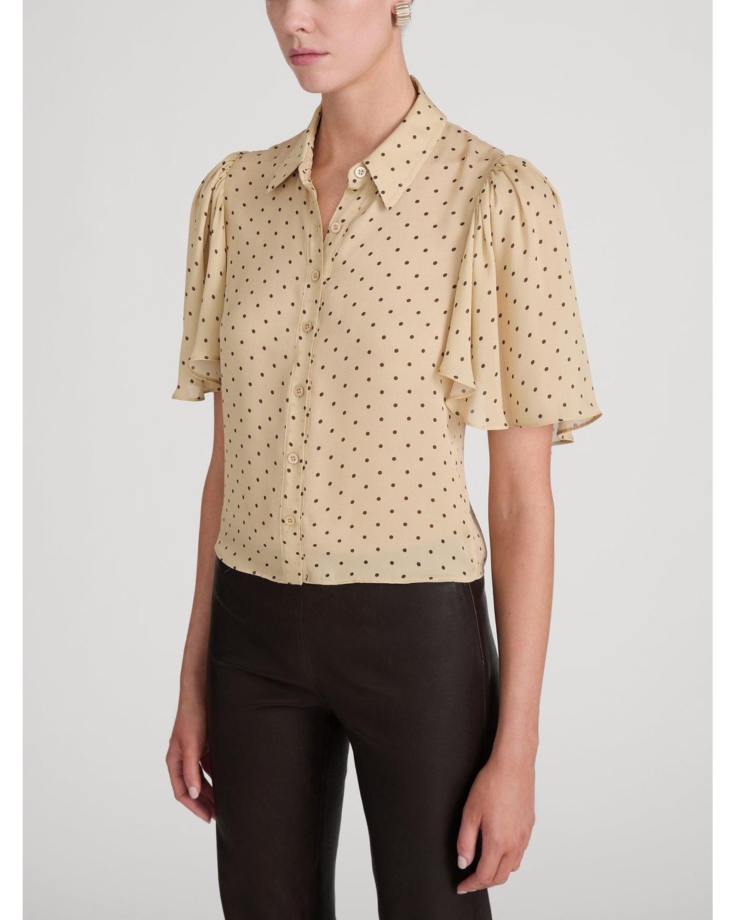 FRAME Natural The Flutter Shirt