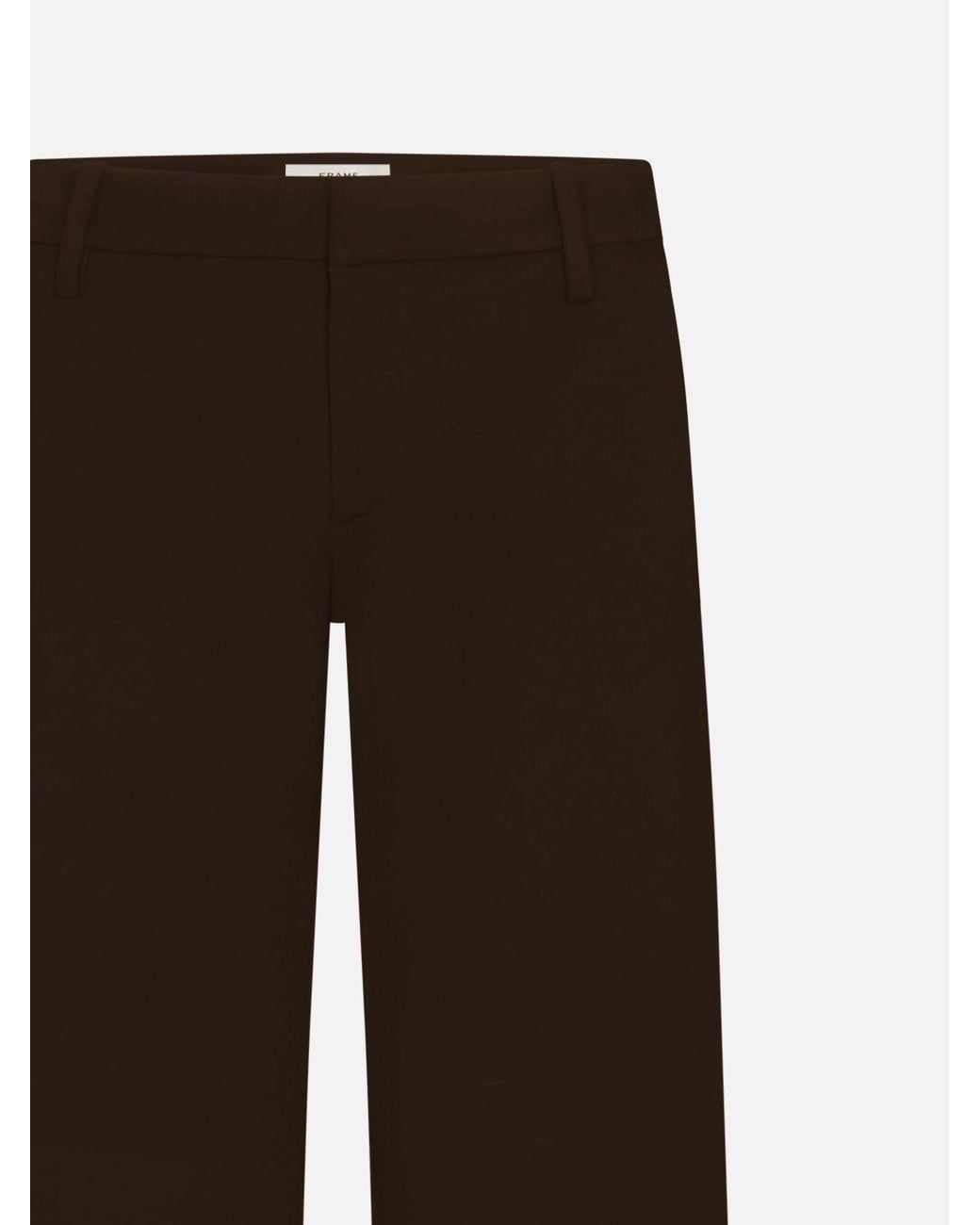 FRAME Brown The Pixie Low Trouser