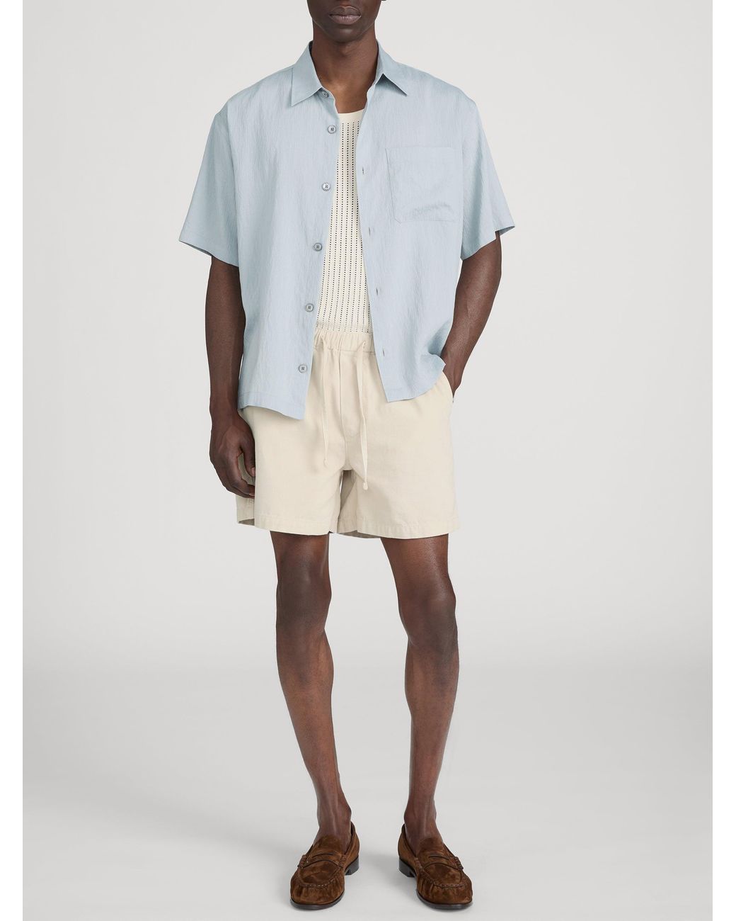 FRAME Gray Lightweight Shirt for men