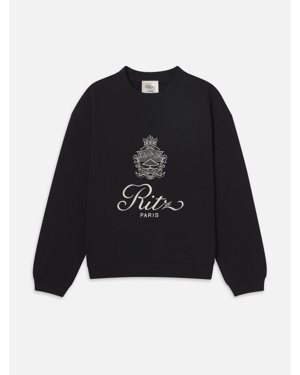 FRAME Black Ritz Sweatshirt