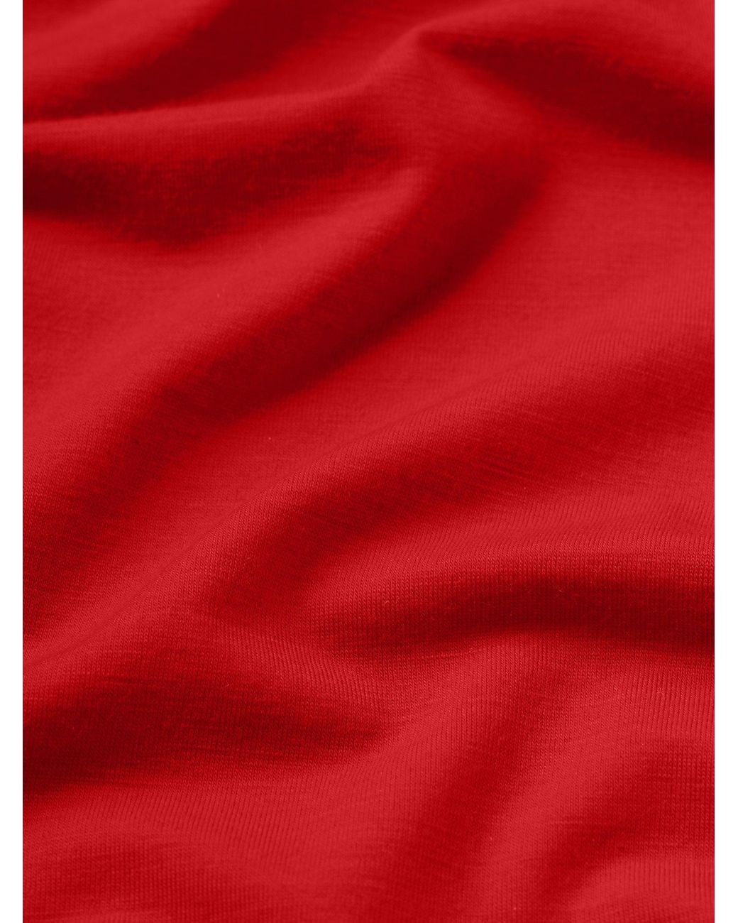 FRAME Red The Wool Pocket Top